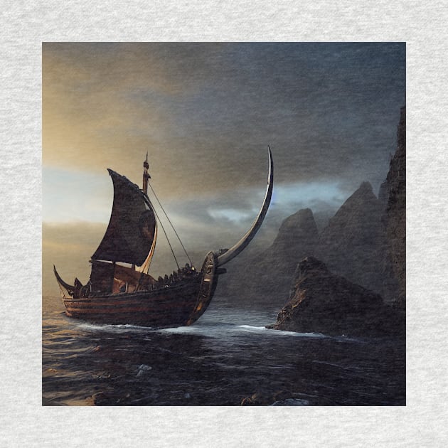 Viking Raiders on Longships by Grassroots Green